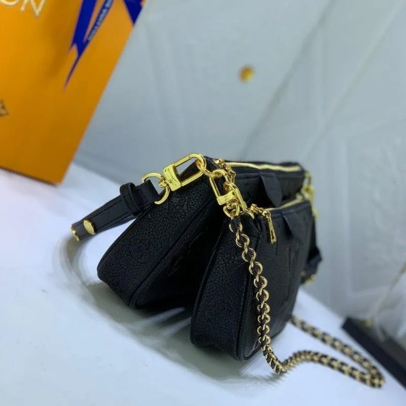 1984 - Multi Pochette Shoulder Bag Black