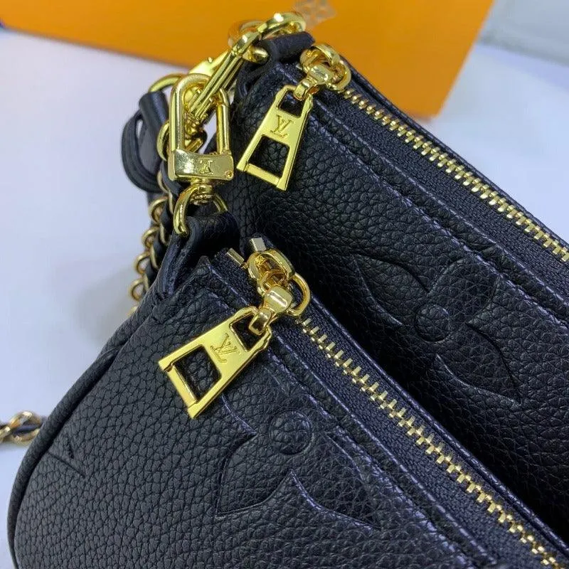 1984 - Multi Pochette Shoulder Bag Black