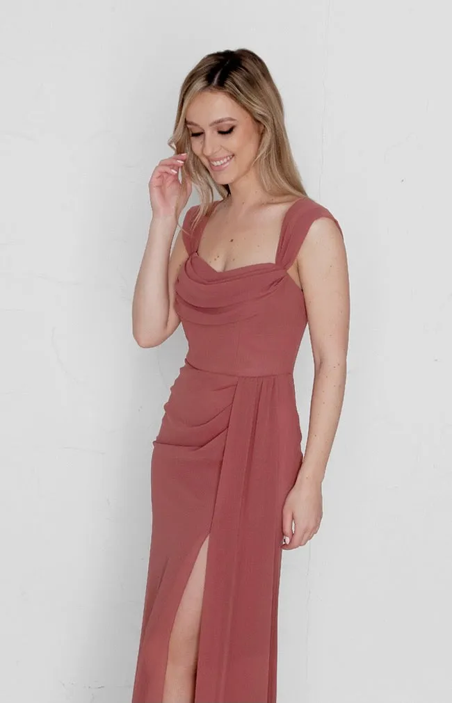 Austen Gown - Marsala
