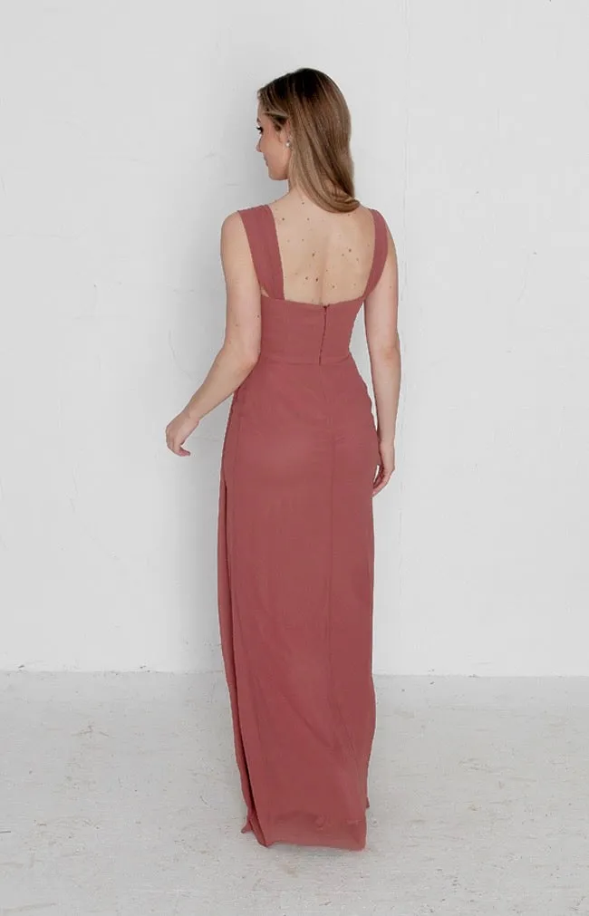 Austen Gown - Marsala