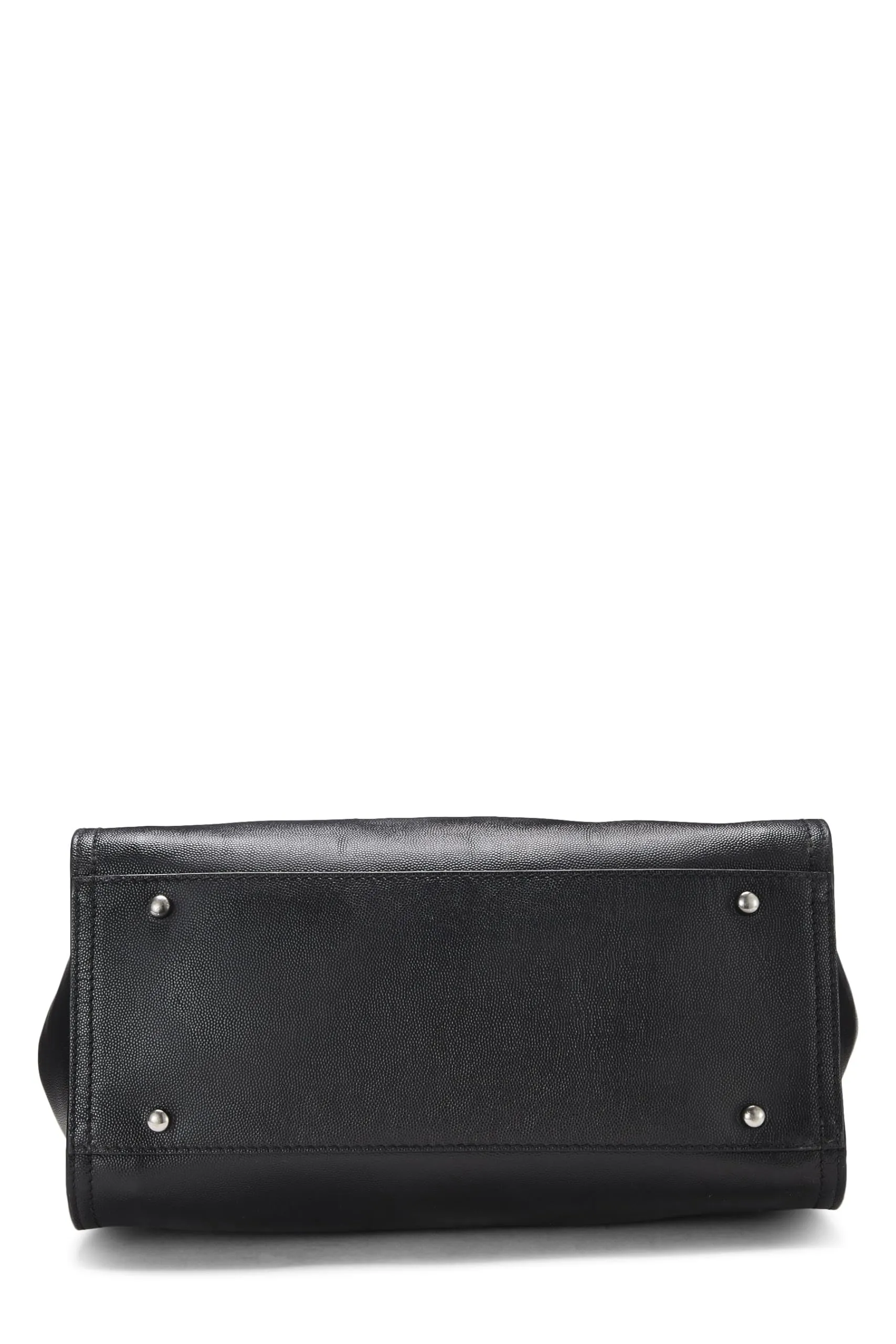 Chanel,  Black Caviar Studded Deauville Shopper Small, Black