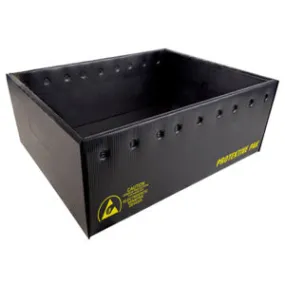 COLLAPSIBLE STORAGE CONTAINER, PLASTEK, 22-7/8 x 12-7/8 x 8-10PK