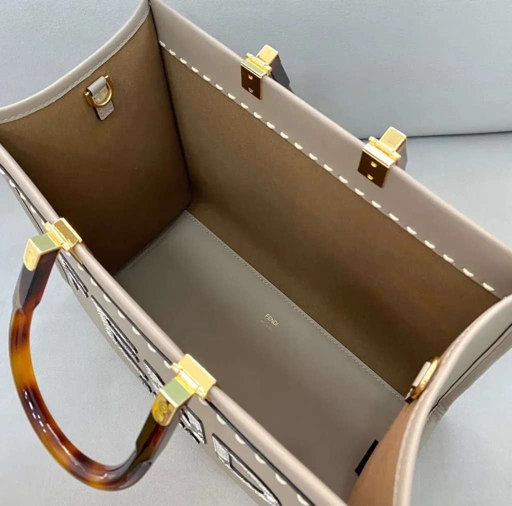 Fendi Sunshine Latest Shopper Tote Bag