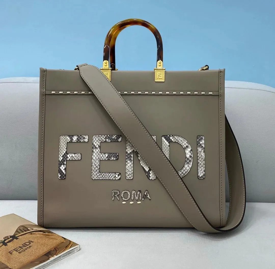Fendi Sunshine Latest Shopper Tote Bag
