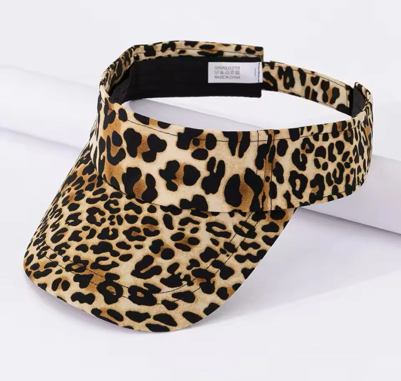 Leopard Print Visor Hat