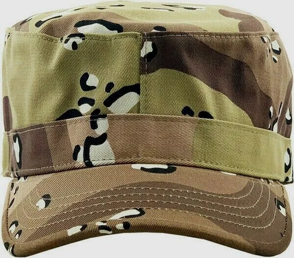 Military Army Style Desert Camouflage Combat BDU Hat 100% Cotton 6 Color Pattern