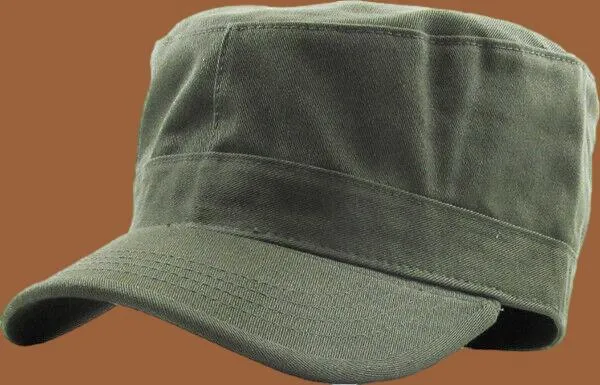 Military Army Style OD Green Combat BDU Hat 100% Cotton BDU Cap