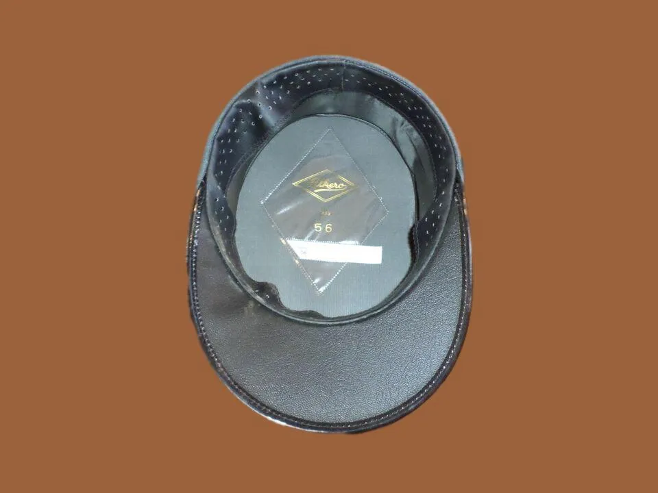 NEW GENUINE VINTAGE SWISS MILITARY KEPI HAT 1989 VINTAGE GRAY & BLACK