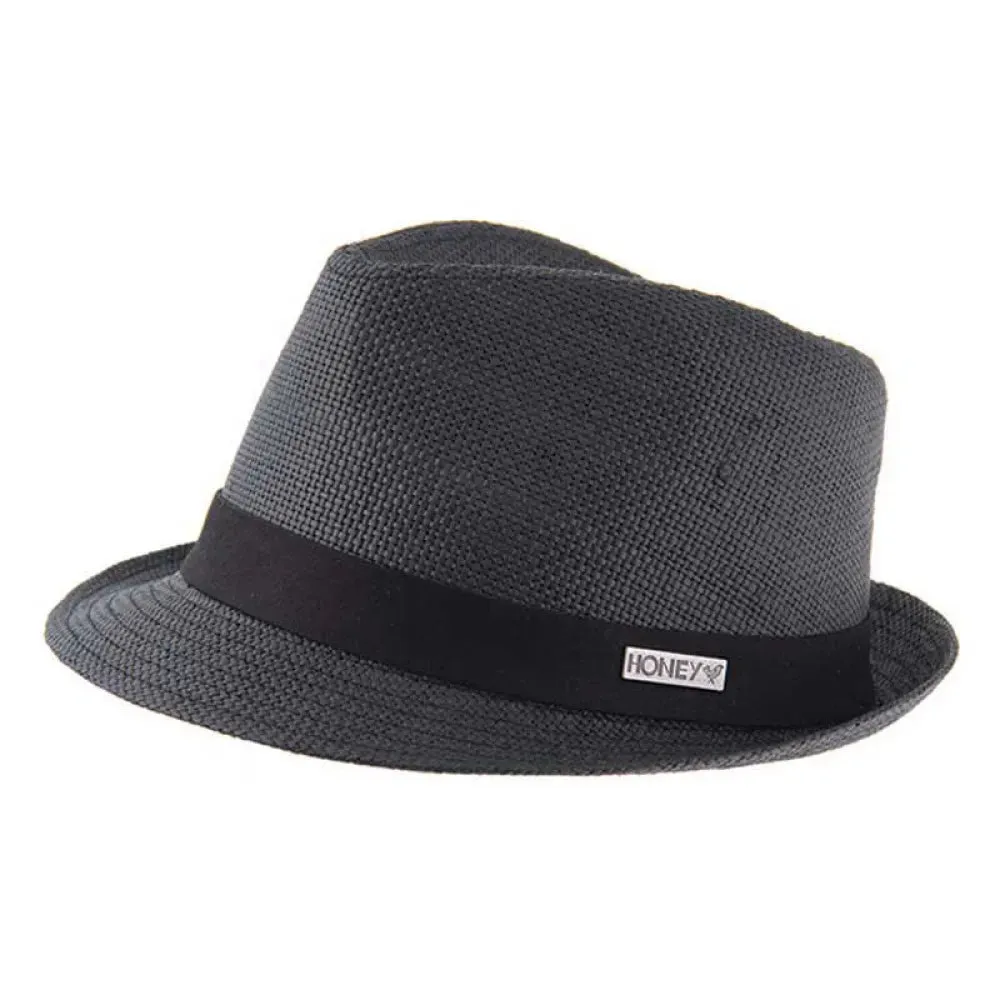 Ocean & Earth Chapéu Vix Fedora Preto