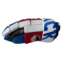 "ALEX" Hockey Gloves - Red/White/Blue