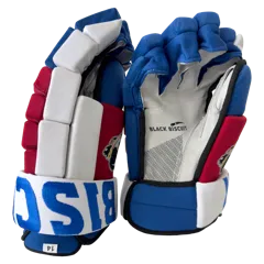 "ALEX" Hockey Gloves - Red/White/Blue