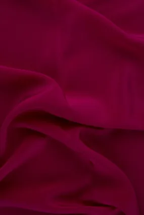 Rose Silk Crepe de Chine Fabric