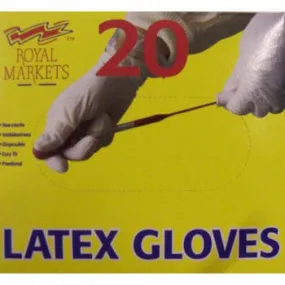 Royal Markets Latex Gloves Large Size 16pk