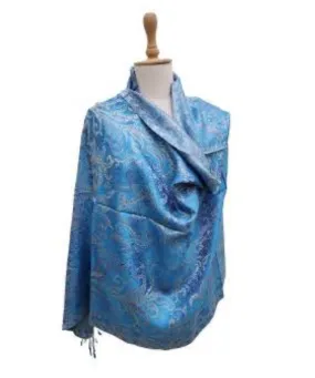 Silk Anique Jamavar Hand Woven stole 7