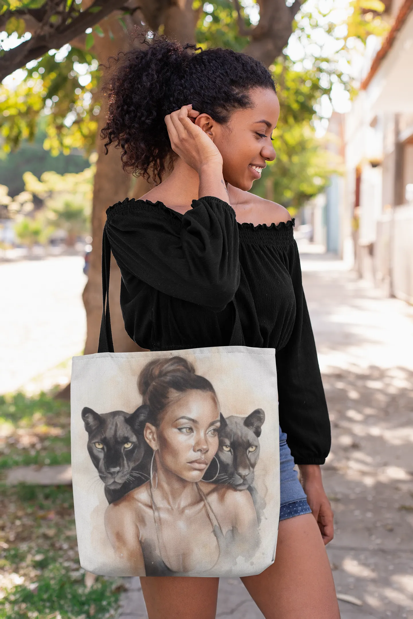 Strength and Beauty - tote bag II