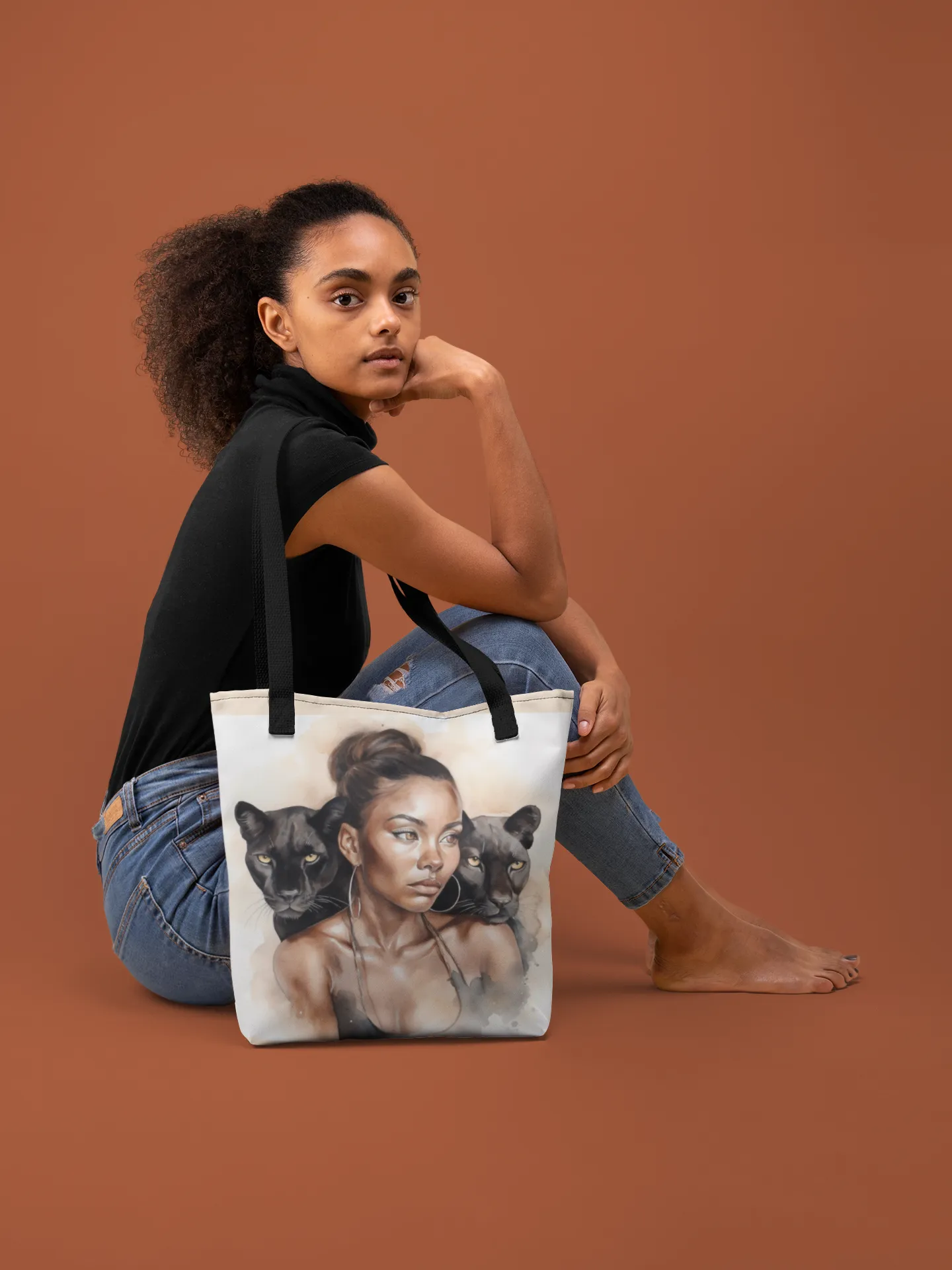 Strength and Beauty - tote bag II