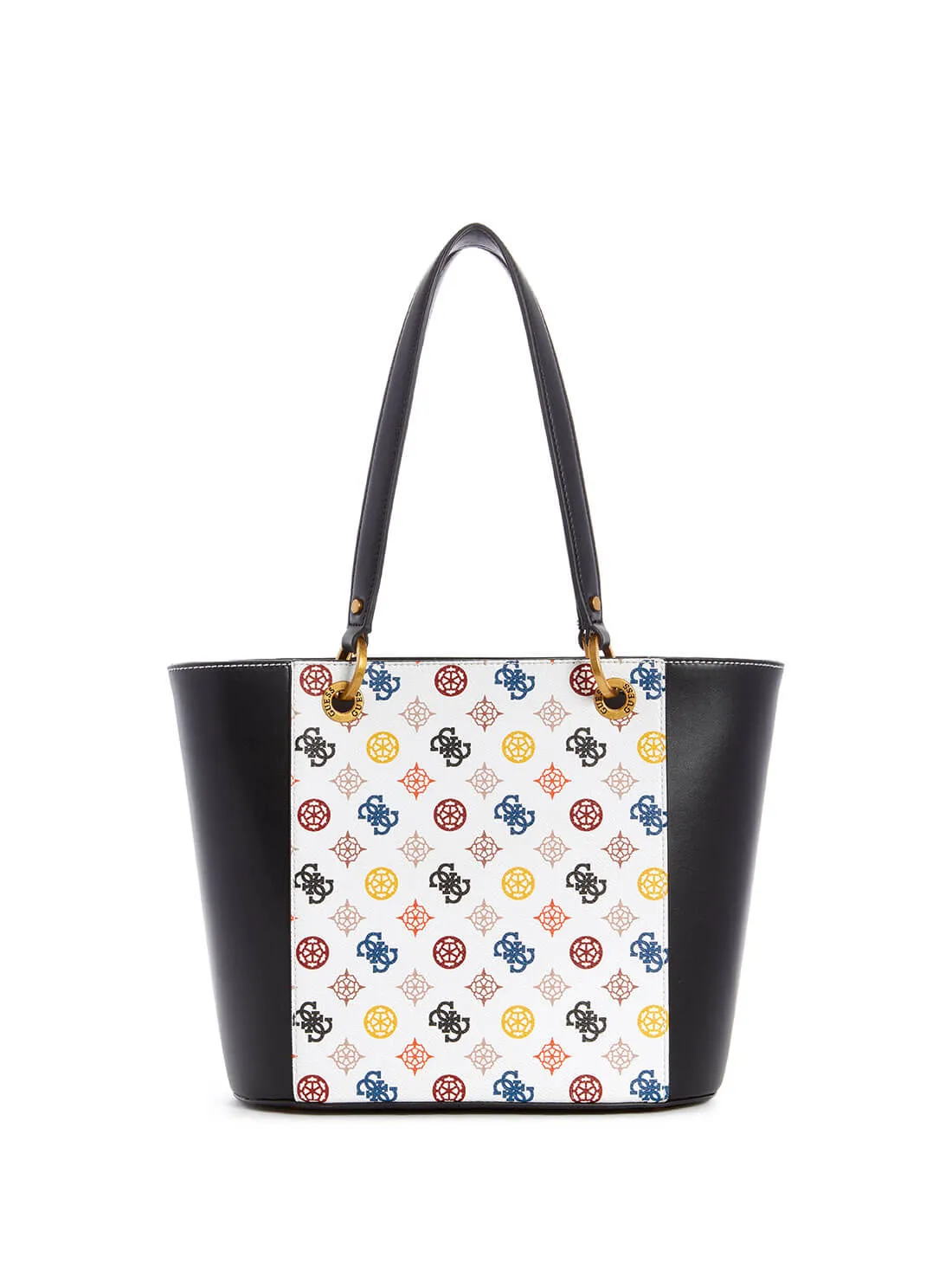 White Multi Noelle Small Elite Tote Bag