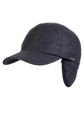 Wigéns Baseball Classic Cap with Earflaps in Grey Melange